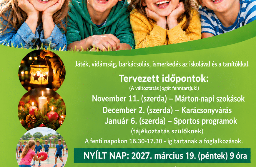 Ovi-Suli leendő első osztályosoknak